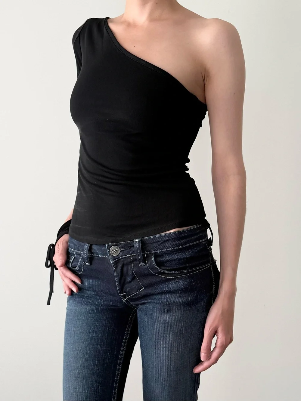 Zara one sleeve blouse - Picture 3 of 4